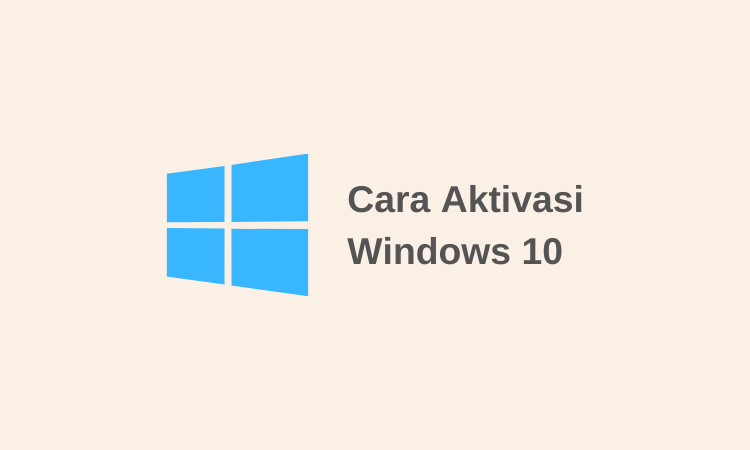 aktivasi windows 10 cmd