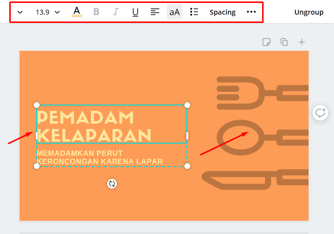 Edit Template Kartu Nama
