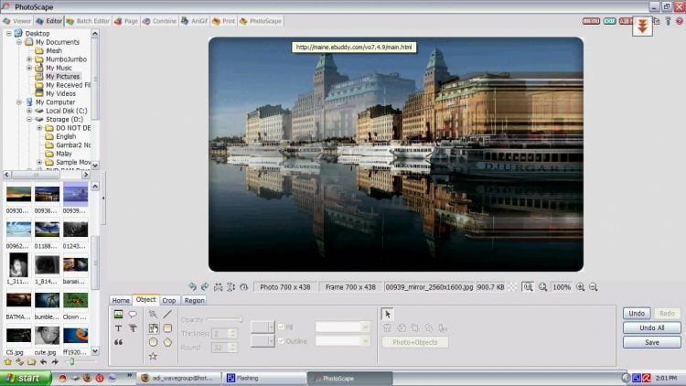 Software editor foto PC PhotoScape