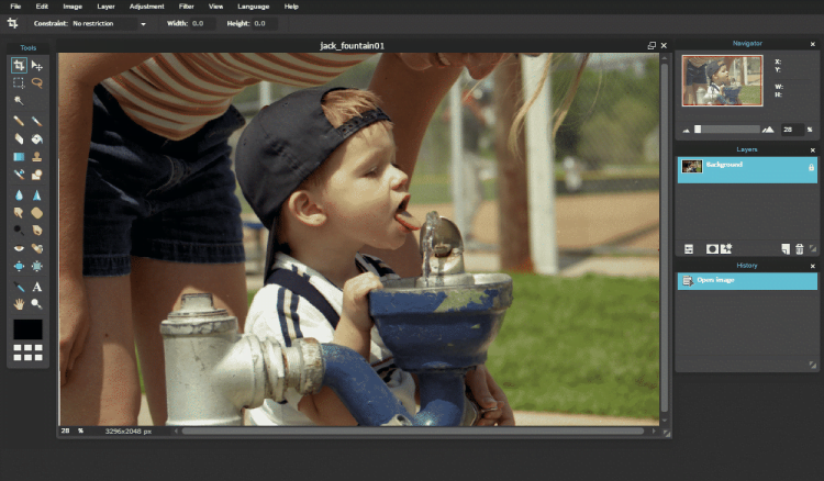 Alat Edit Foto Pixlr Online