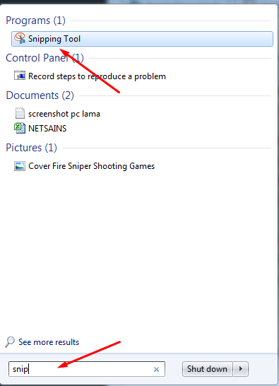 Cara Screenshot di Laptop dengan Sniping Tool
