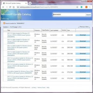Update windows 10