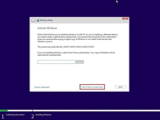 product key
