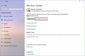 setelah update win 10