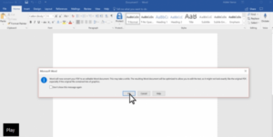 mengubah pdf ke word