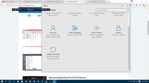 update & security