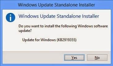 Pasang file update