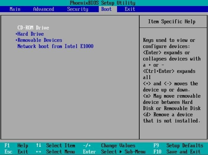 melakukan booting dengan CD-ROM