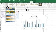 proses membuat grafik di excel