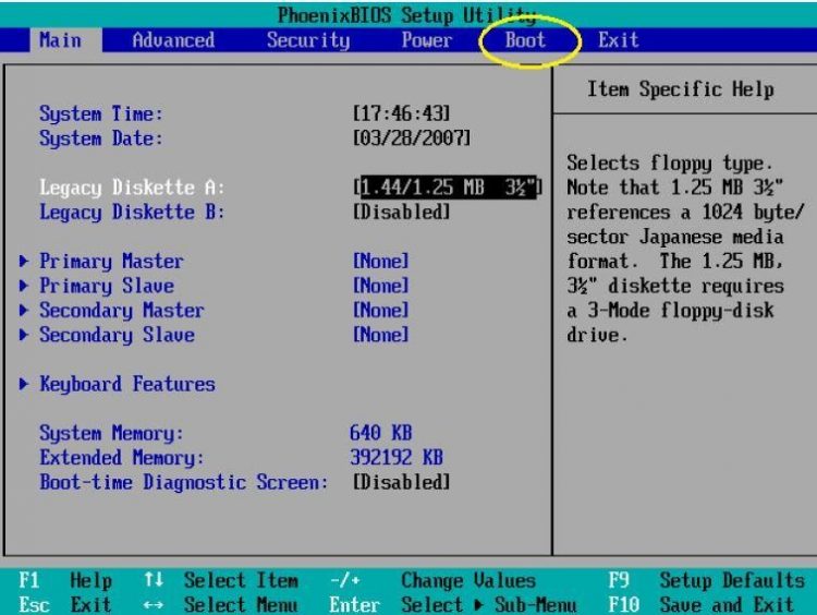 mengatasi laptop hang dengan setting mode bios