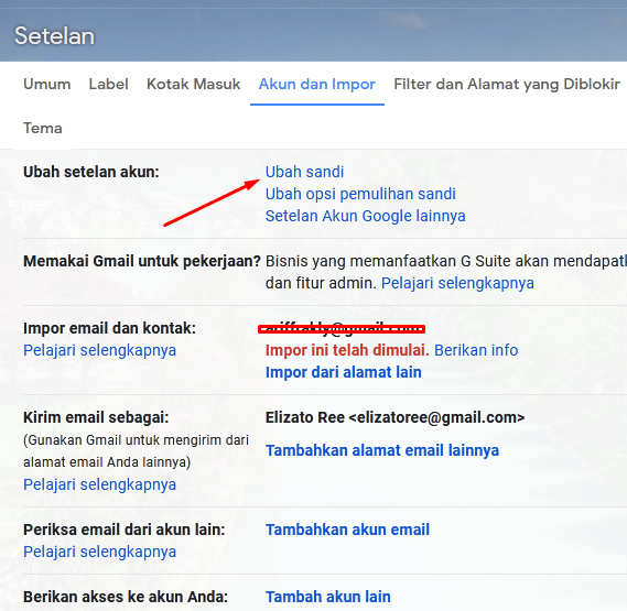 Akun dan Impor