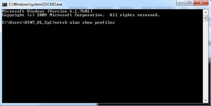 Membuka password wifi di CMD