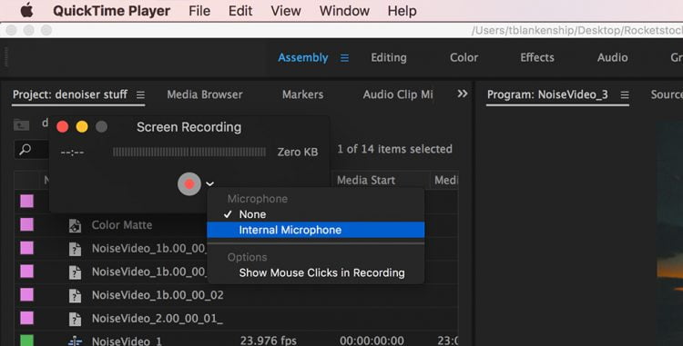 Quick Time Video Player