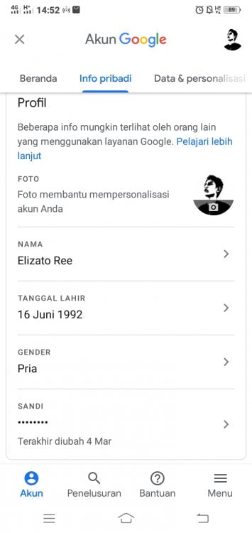 Password Gmail Lama