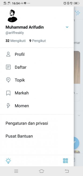 pengaturan dan privasi twitter