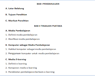 contoh daftar isi makalah