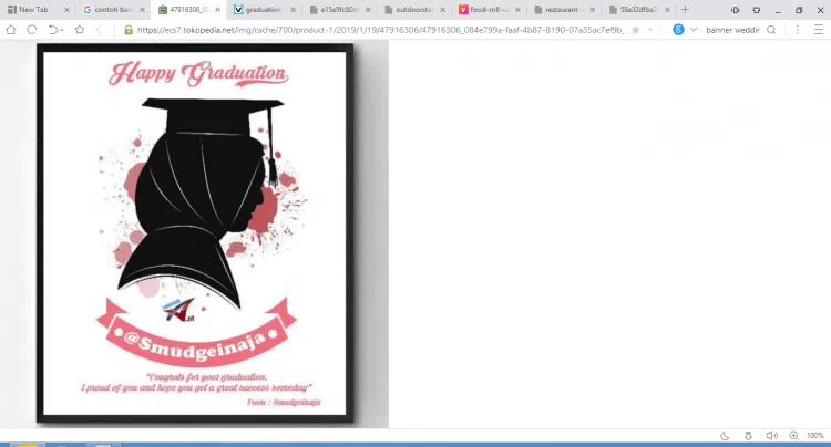 desain banner wisuda
