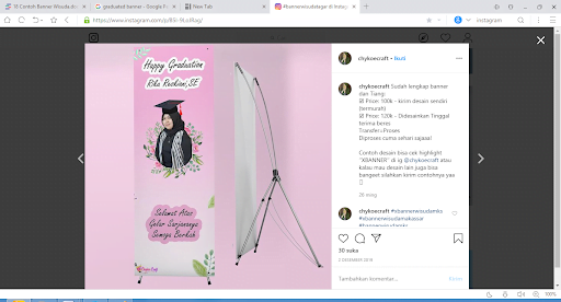 Banner dengan Foto Tunggal