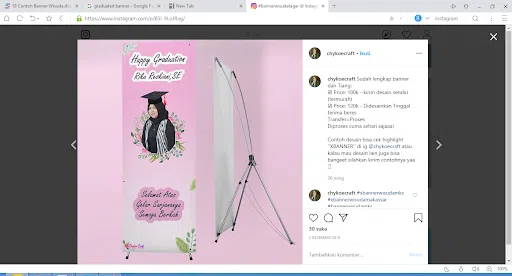Banner dengan Foto Tunggal