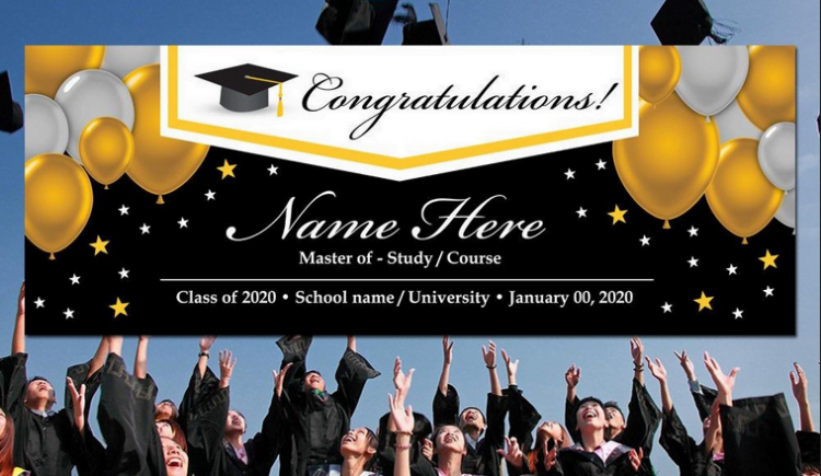 8 Contoh Banner Wisuda Yang Unik Dan Keren Happy Graduation