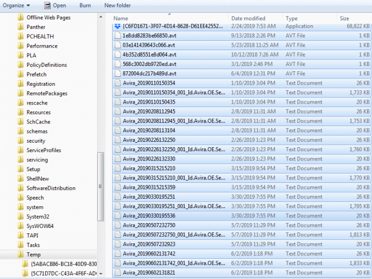 Menghapus file di Run