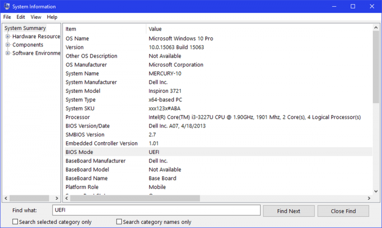 System Information
