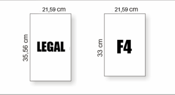 Ukuran Kertas F4