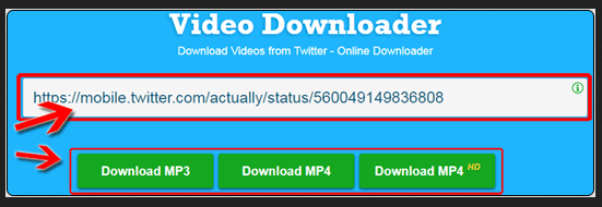 download twitter video