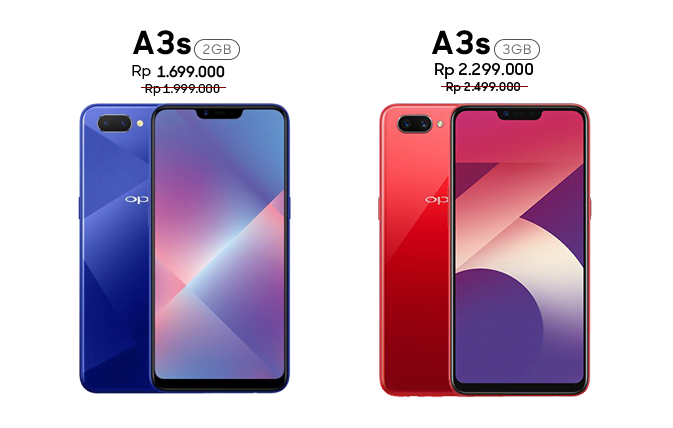 Harga Oppo A3s