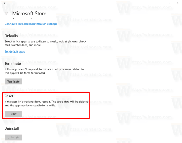 Reset Cache pada Microsoft Store