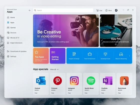 Microsoft store