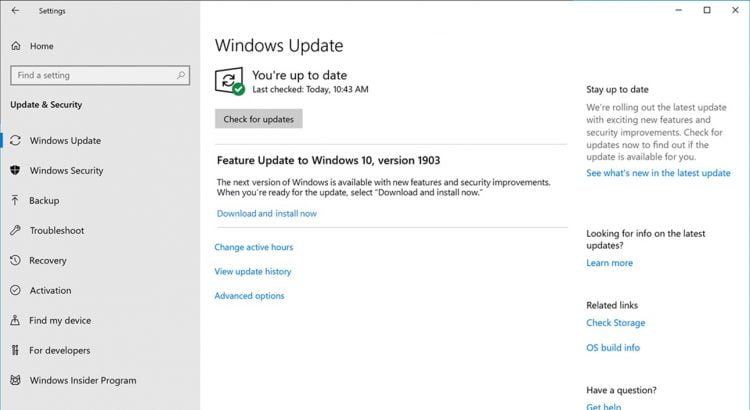 Update Windows