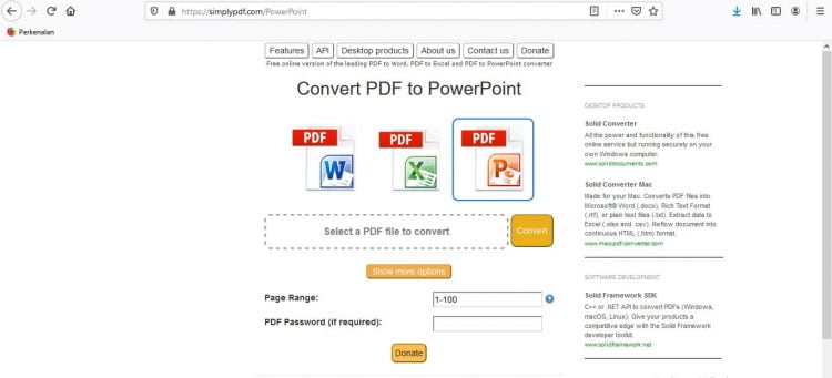 Buka browser yang biasa Anda gunakan, lalu masukkan alamat