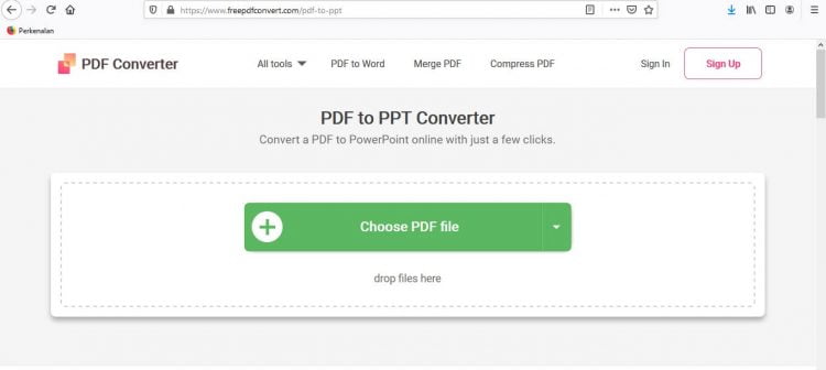 Buka browser yang bisa digunakan lalu masukkan alamat berikut
