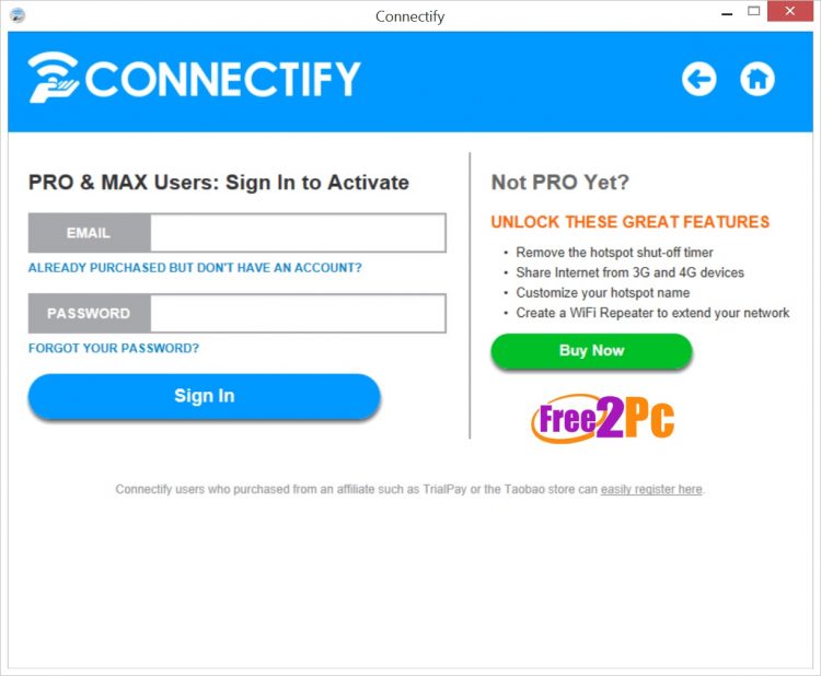 Aplikasi Hotspot PC