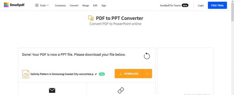 Jika sudah, klik Download untuk menyimpan dokumen yang sudah jadi ke perangkat