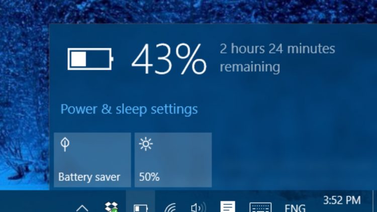 Cara meredupkan layar komputer Slider Windows 10