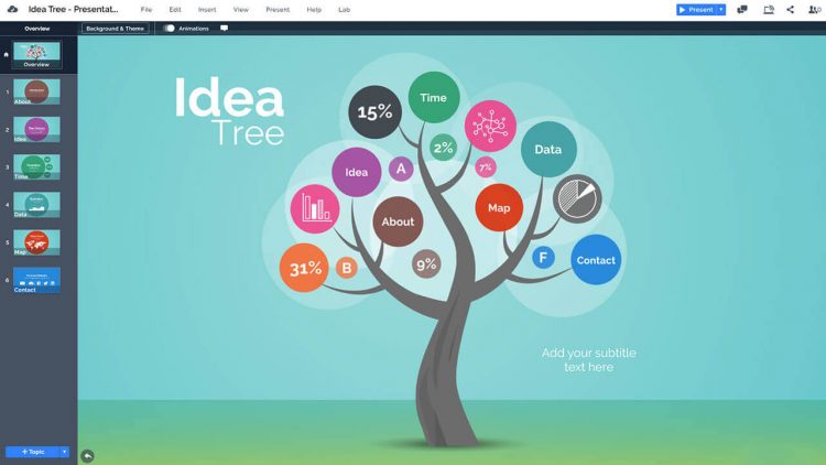aplikasi presentasi Prezi