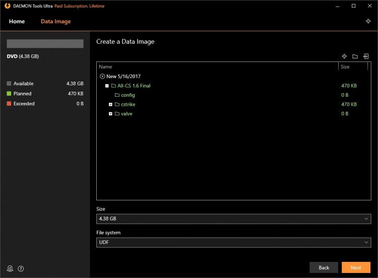 Selanjutnya klik Next sebanyak dua kali dan tunggu proses pembuatan file ISO hingga selesai