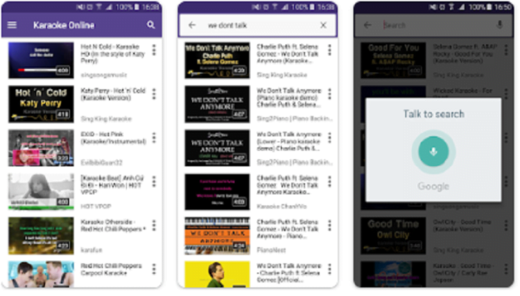 Aplikasi karaoke android online