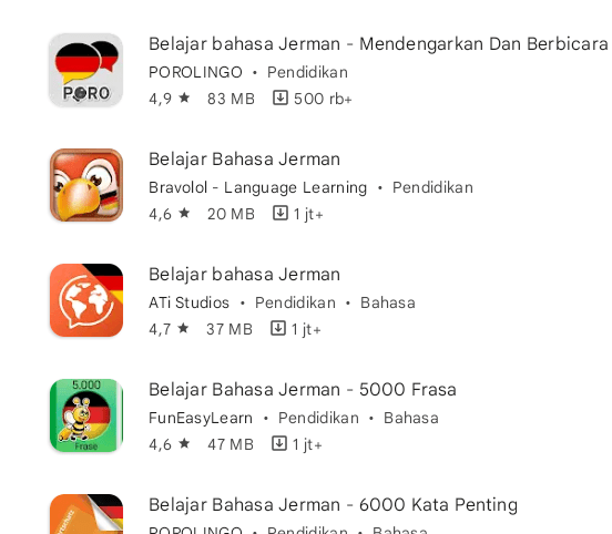 10 Aplikasi Belajar Bahasa Jerman Terbaik