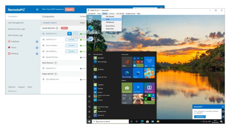 remote komputer dari hp