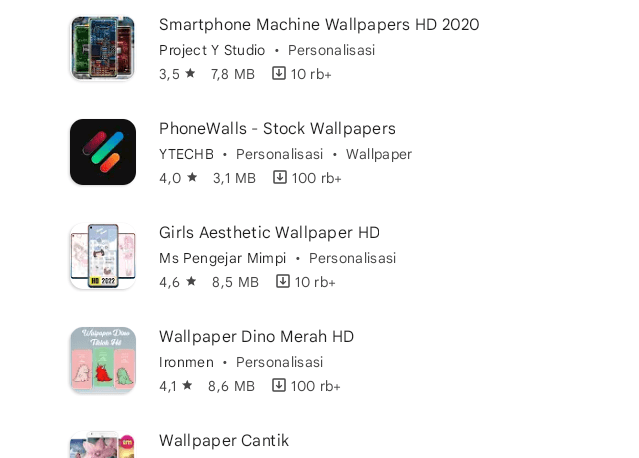 10 rekomendasi aplikasi wallpaper terbaik untuk smartphone