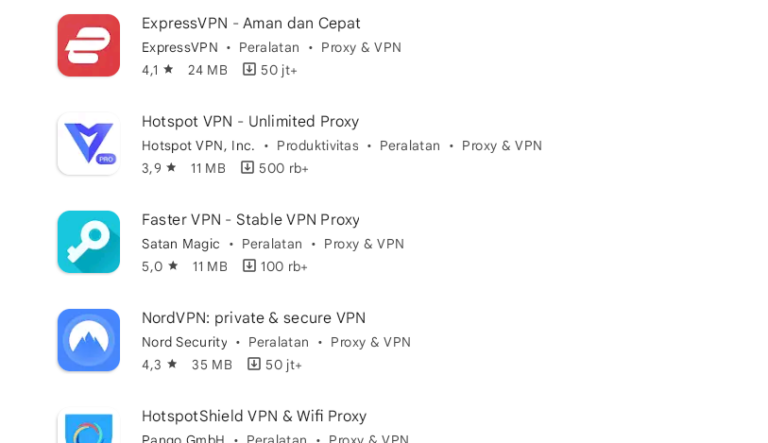 10+ Rekomendasi Aplikasi VPN Terbaik 