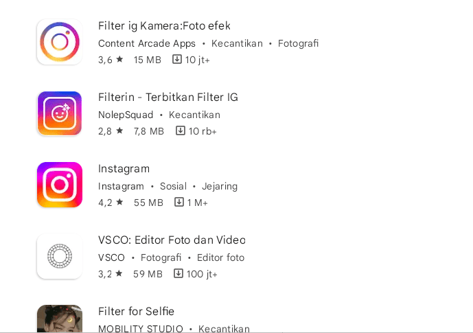 10 Rekomendasi Filter Instagram Terbaik