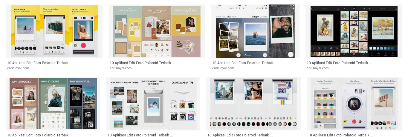 10 rekomendasi aplikasi edit foto polaroid terbaik