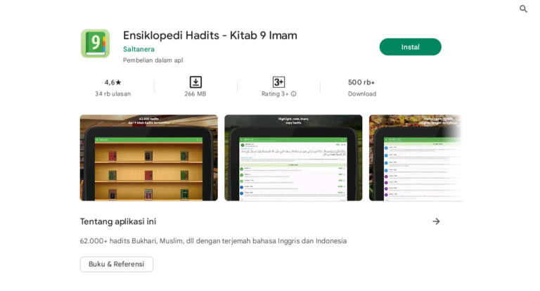 10 rekomendasi aplikasi pencari hadits terbaik