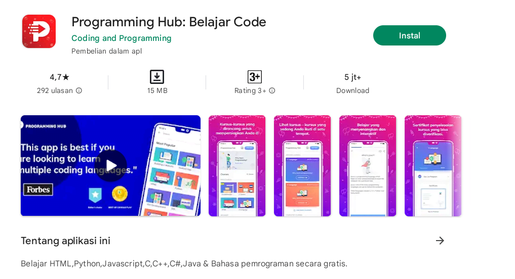 10 Rekomendasi Aplikasi Coding Terbaik 