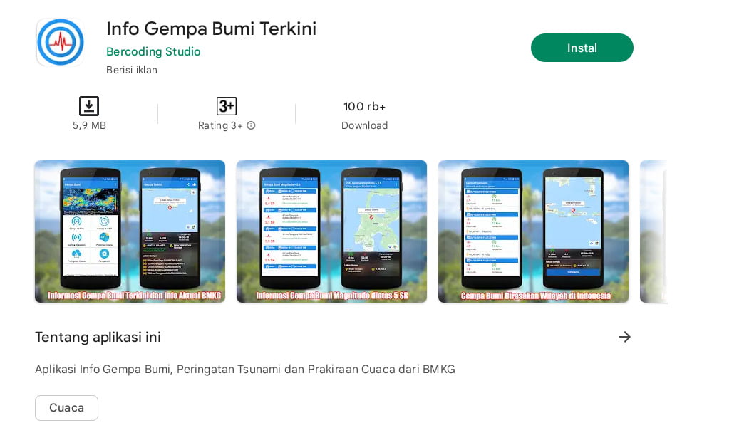 10 Rekomendasi Aplikasi Informasi Gempa dan Bencana Terbaik