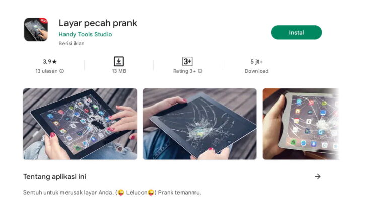 10 Rekomendasi Aplikasi Layar Retak Terbaik 